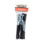 Kit de Tornillos para Lámina #12 x 2 Plg con Tarugos 10 Unidades