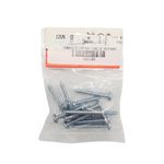 Tornillo para Lámina con Cabeza Redonda #8 x 1 1/4 Plg Galvanizado 12 Unidades