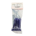 Kit de Tornillos para Lámina #10 x 2 1/2 Plg con Tarugos 10 Unidades