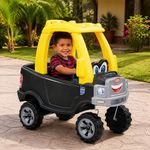 Camioneta Montable para Niños Cozy Truck con Puerta Funcional, Bocina y Manija para Padres