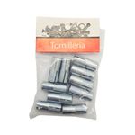 Tarugo de Anclaje Drop-In 1/4 Plg Metálico 10 Unidades