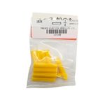 Tarugos Plásticos 1/4 Plg Amarillos 10 Unidades