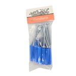 Kit de Tornillos para Lámina #10 x 2 Plg con Tarugos 10 Unidades