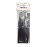 Kit de Tornillos para Lámina #12 x 2 1/2 Plg con Tarugos 10 Unidades