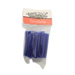 Tarugos Plásticos 3/8 Plg Azules 10 Unidades