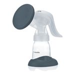 Extractor de Leche Manual 2 en 1 con 2 Niveles, Copa de Silicona y Biberón de 180 mL
