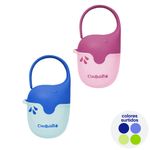 Portachupón con Forma de Elefante y Capacidad para 2 Chupones - Colores Surtidos