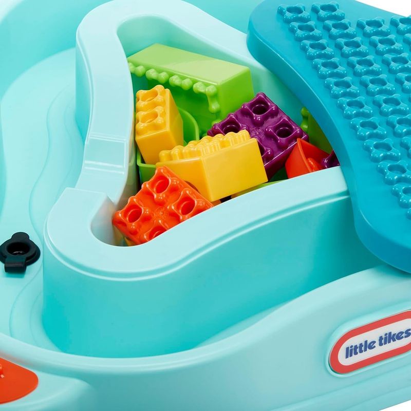 Mesa de Agua y Construcción 2 en 1 Build & Splash con 25 Accesorios y Patas Removibles