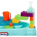 Mesa de Agua y Construcción 2 en 1 Build & Splash con 25 Accesorios y Patas Removibles