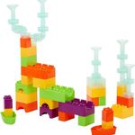 Mesa de Agua y Construcción 2 en 1 Build & Splash con 25 Accesorios y Patas Removibles