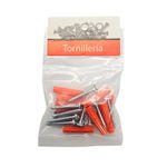 Kit de Tornillos para Lámina #6 x 1 Plg con Tarugos 10 Unidades
