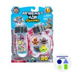 Set de 6 Microfiguras Sorpresa Lab Swarms en Cápsula con Calcomanías - Presentación Surtida