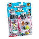 Set de 6 Microfiguras Sorpresa Lab Swarms en Cápsula con Calcomanías - Presentación Surtida