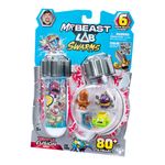 Set de 6 Microfiguras Sorpresa Lab Swarms en Cápsula con Calcomanías - Presentación Surtida