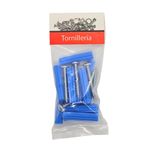 Kit de Tornillos para Lámina #10 x 1 1/2 Plg con Tarugos 10 Unidades