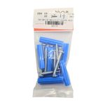 Kit de Tornillos para Lámina #10 x 1 1/2 Plg con Tarugos 10 Unidades