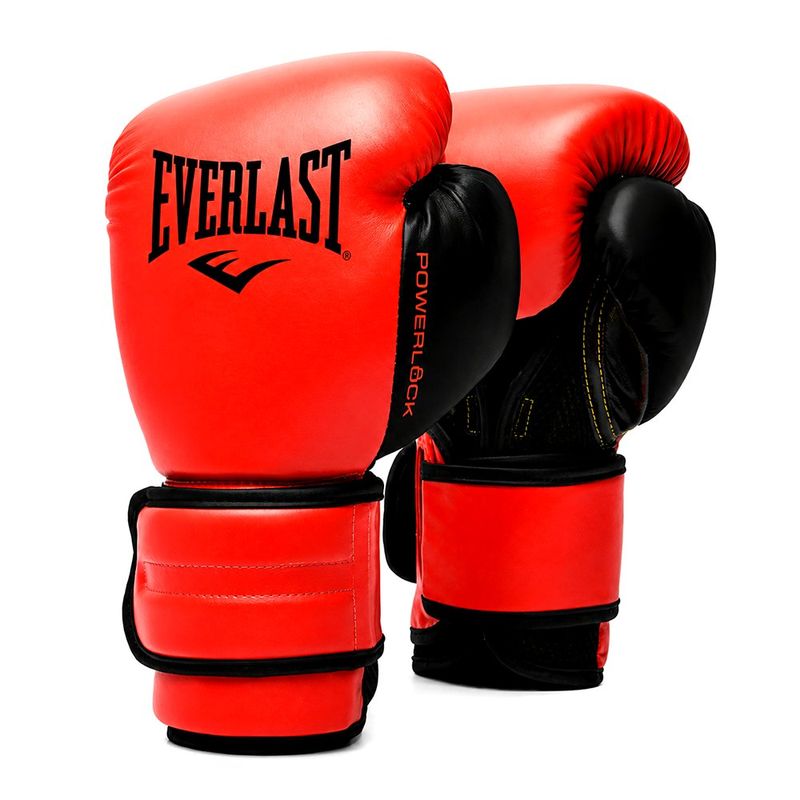 Guantes para Boxeo Powerlock V2 de 14 Oz para Entrenamiento Color Rojo