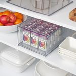 Gaveta Organizadora Apilable Transparente con Divisores 26.5 x 22.4 x 14.6 cm