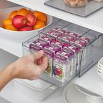 Gaveta Organizadora Apilable Transparente con Divisores 26.5 x 22.4 x 14.6 cm