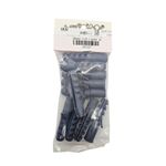 Tarugos Plásticos Tipo Fisher L-10 10 x 50 mm Grises 10 Unidades
