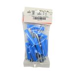 Kit de Tornillos para Lámina #10 x 2 1/2Plg con Tarugos 10 Unidades