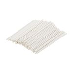 Palitos para Cake Pops Reutilizables de Plástico 15 Cm Blanco, 100 Unidades