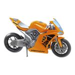 Moto de Juguete Sport Venon 1200 con Suspensión y Llantas de Hule 28 Cm Color Blanco