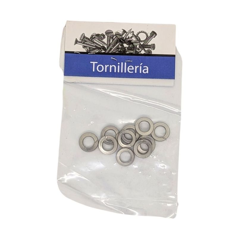 Roldana de Presión Inoxidable M6 Bolsa con 10 Piezas