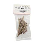 Tornillos para Madera Tipo SPAX 5 x 60 mm Dorados 10 Unidades