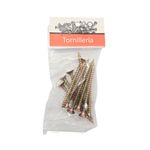 Tornillos para Madera Tipo SPAX 5 x 60 mm Dorados 10 Unidades