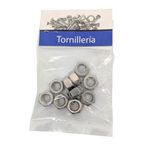 Tuerca Hexagonal de Acero Inoxidable NC 5/16 Plg 18 Hilos Bolsa con 10 Piezas