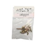 Tornillos para Madera Tipo SPAX 4 x 20 mm Dorados 10 Unidades