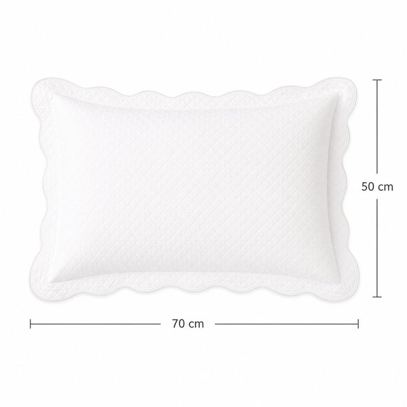 Sobrefunda de Almohada Numa 50 x 70 Cm en Color Blanco