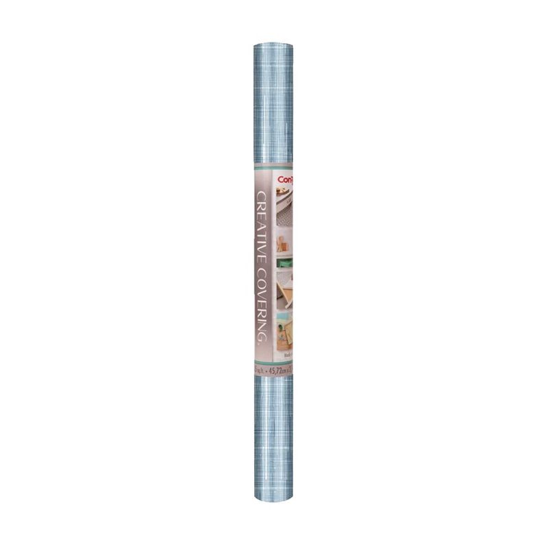 Papel ConTact Adhesivo Diseño Shantung Pearl Blue de 45.7 Cm x 2.74 M