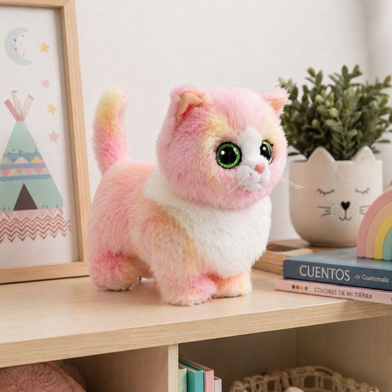 Peluche Ty de Gatita Lady Rosado 15 cm