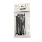 Tornillo para Tablaroca y Yeso 8 x 3 Plg Color Negro Bolsa con 10 Piezas