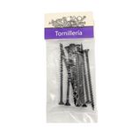 Tornillo para Tablaroca y Yeso 8 x 3 Plg Color Negro Bolsa con 10 Piezas