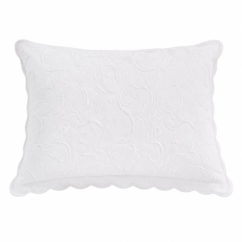 Sobrefunda de Almohada Pauleta de 50 x 70 Cm en Color Blanco