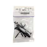 Tornillo para Tablaroca y Yeso 6 x 2 Plg Color Negro Bolsa con 10 Piezas