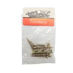 Tornillos para Madera Tipo SPAX 4 x 35 mm Dorados 10 Unidades