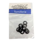 Roldana de Presión 1/4 Plg Color Negro Bolsa con 10 Piezas