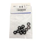 Tuerca Hexagonal Métrica de Acero Negro M6 x 1.00 Bolsa con 10 Piezas