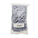 Tarugos Plásticos Tipo Fisher L-8 8 x 40 mm Grises 100 Unidades