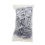 Tarugos Plásticos Tipo Fisher L-8 8 x 40 mm Grises 100 Unidades