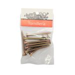 Tornillos para Madera Tipo SPAX 5 x 50 mm Dorados 10 Unidades