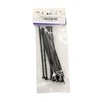 Tornillo para Tablaroca y Yeso 8 x 4 Plg Color Negro Bolsa con 10 Piezas