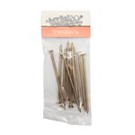 Tornillos para Madera Tipo SPAX 4.5 x 80 mm Dorados 10 Unidades