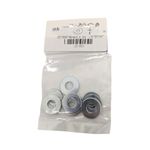 Roldana Plana Galvanizada 1/4 Plg Bolsa con 10 Piezas
