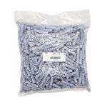 Tarugos Plásticos Tipo Fisher L-8 8 x 40 mm Grises 500 Unidades