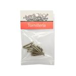 Tornillos para Madera Tipo SPAX 3.5 x 25 mm Cincados 10 Unidades